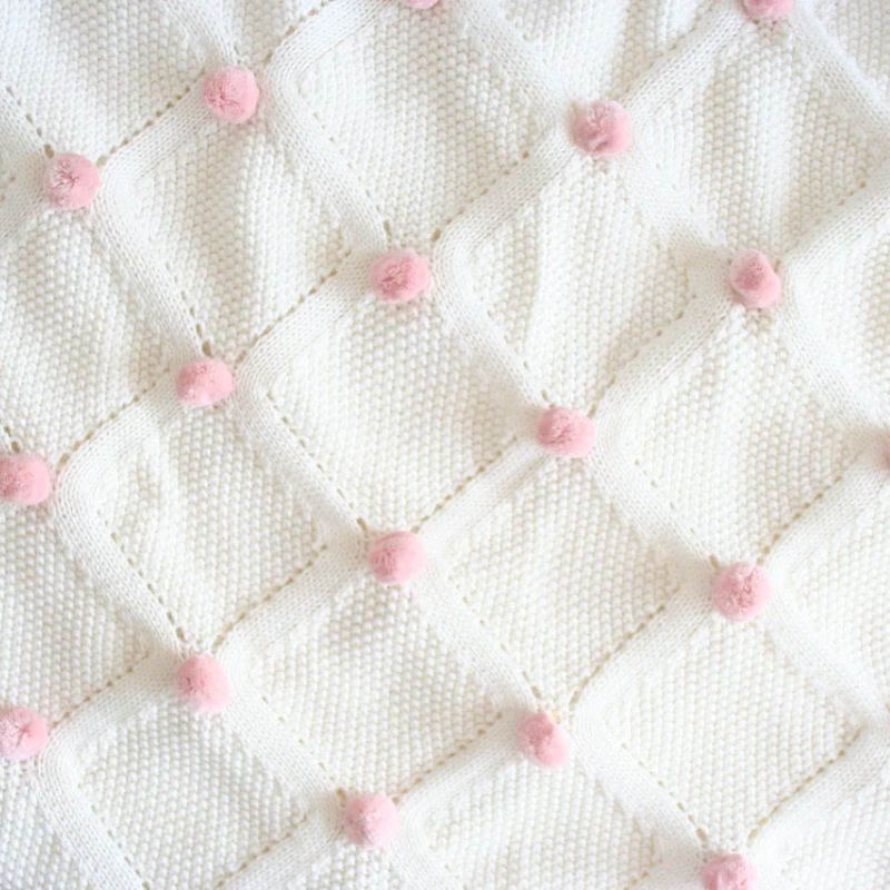 Alimrose pom best sale pom blanket