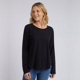 Elm | Everyday Long Sleeve Tee - Black