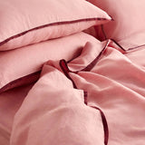 Hommey | Linen Quilt Cover - Rhubarb