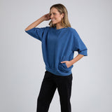 Elm | Mazie Sweat - Denim Look