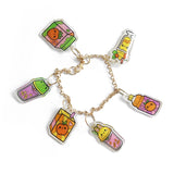 Tiger Tribe | Shrinkorama - Charm Bracelet - Kawaii Drinks