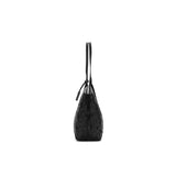Black Caviar Designs | Solana 2pc Woven Tote - Black