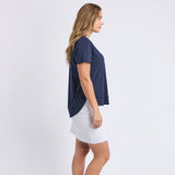 Foxwood | Farrah Short Sleeve Tee - Navy