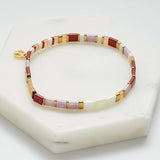 Zafino | Tile Bracelet - Rouge
