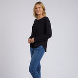 Elm | Everyday Long Sleeve Tee - Black