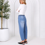 Monaco Jeans | Leo Barrel Jeans - Blue Denim