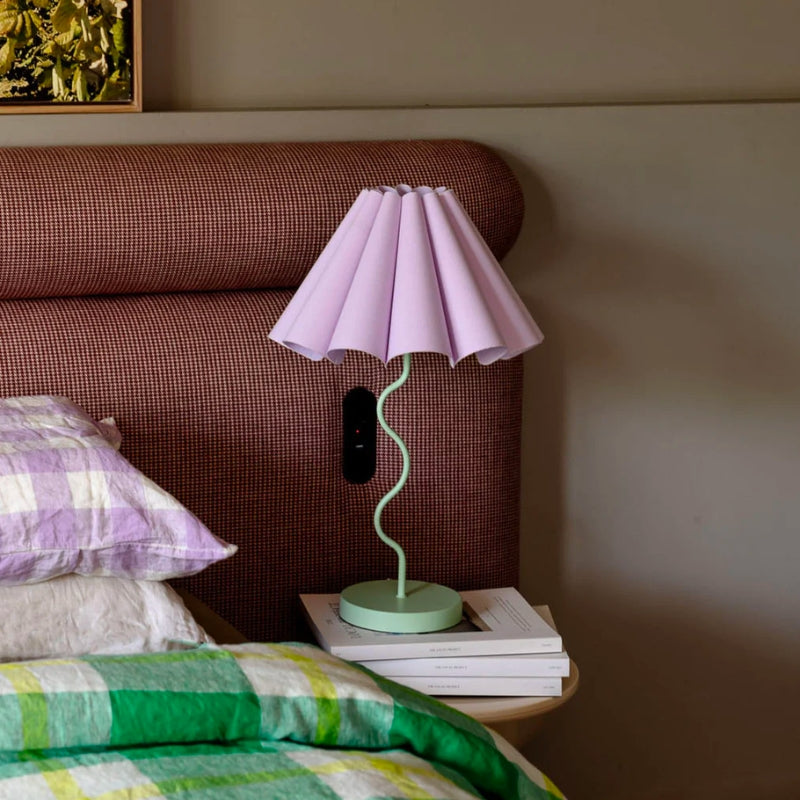 Paola & Joy | Cora Table Lamp - Lilac/Pastel Green