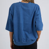 Elm | Mazie Sweat - Denim Look