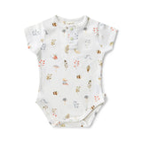 Snuggle Hunny | Organic S/S Bodysuit - Garden Friends