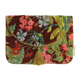 Sage x Clare | Genevieve Velvet Clutch