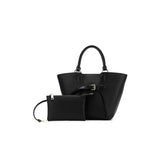 Clementine 2pc Handbag Tote - Black