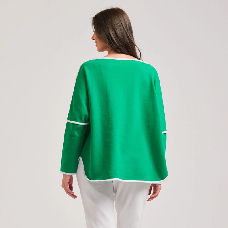 Ringer Sweatshirt - Emerald