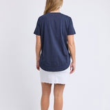 Foxwood | Farrah Short Sleeve Tee - Navy