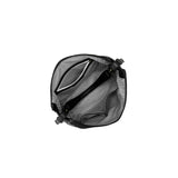 Black Caviar Designs | Fleur Suedette Top Handle Handbag - Black