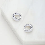 Zafino | Steph Hoop Small - Silver