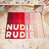Sage x Clare | Dariel Nudie Bath Mat - Scarlet