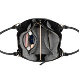 Clementine 2pc Handbag Tote - Black