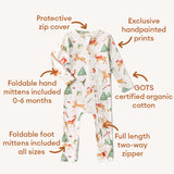 Snugglesuit Convertible Romper - Prancer & Friends