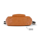 OiOi | Triple Tote Nappy Bag - Tan Faux Leather