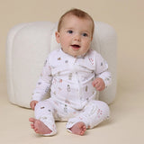 Organic Snugglesuit Convertible Romper - Garden Friends