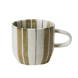 Cat's Pyjamas Mug - Olive Stripe