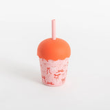 Chino Club | Mini Smoothie Cup & Straw 200ml - Bows