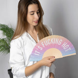 Fisura | It's Fucking Hot Fan - Rainbow Gradient