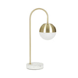 Jemma Terrazzo/Metal Lamp - Gold