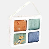 Toshi | Organic Socks Gift Box Ankle - Sunshine