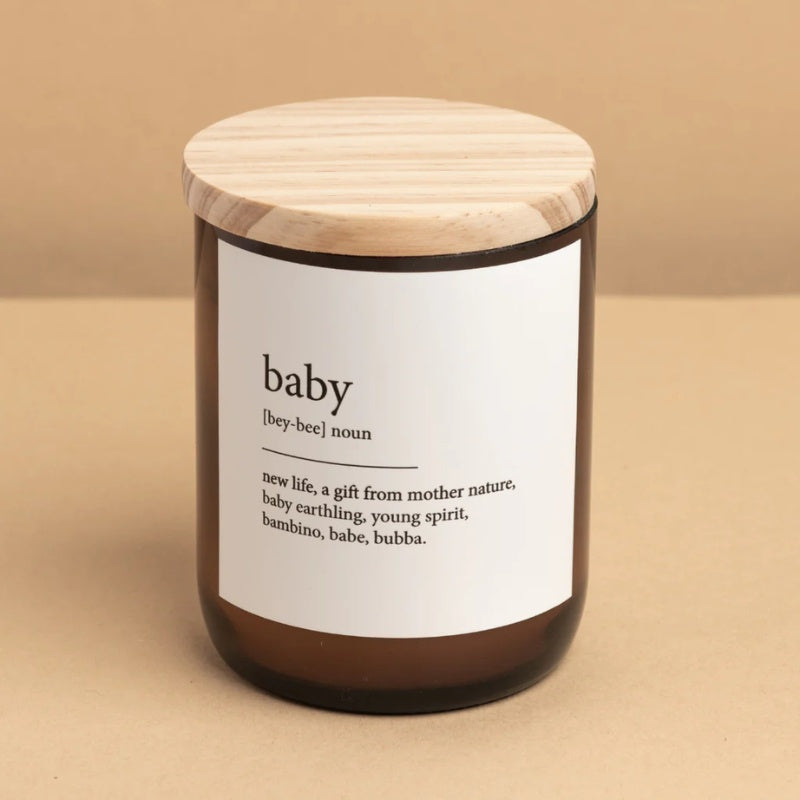 Dictionary Candle - Baby