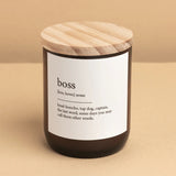 The Commonfolk | Dictionary Candle - Boss