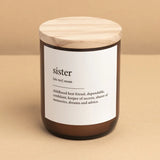 The Commonfolk | Dictionary Candle - Sister