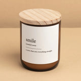 The Commonfolk | Dictionary Candle - Smile
