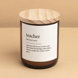 The Commonfolk | Dictionary Candle - Teacher