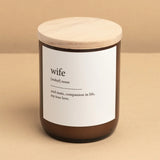 The Commonfolk | Dictionary Candle - Wife