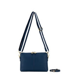 Black Caviar Designs | Kiara Crossbody/Clutch - Navy