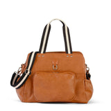 OiOi | Triple Tote Nappy Bag - Tan Faux Leather
