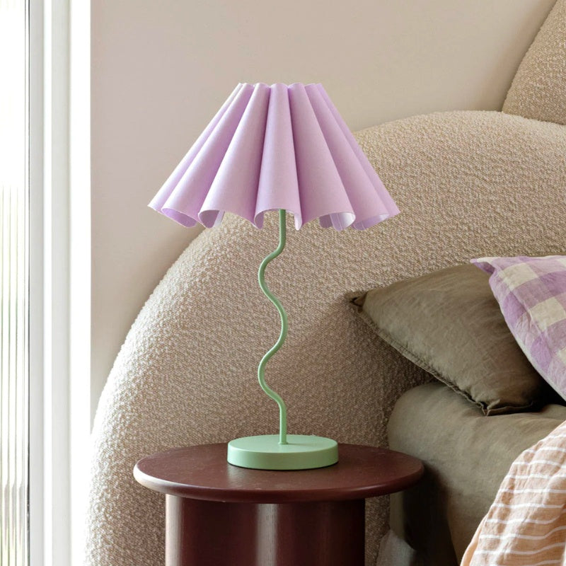 Paola & Joy | Cora Table Lamp - Lilac/Pastel Green