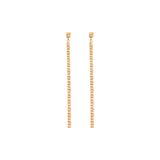 Kirstin Ash | 18k Gold Plated Follow The Sun Chain Earrings