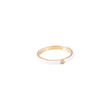 Fairley | Coconut Enamel Stacker Ring