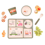 Divided Plate Set - Trucks & Diggers