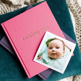 Write To Me | Raising You. Letters To My Baby. Rose Pink