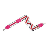 Black Caviar Designs | Pink/Red Stripe Interchangeable Bag Strap