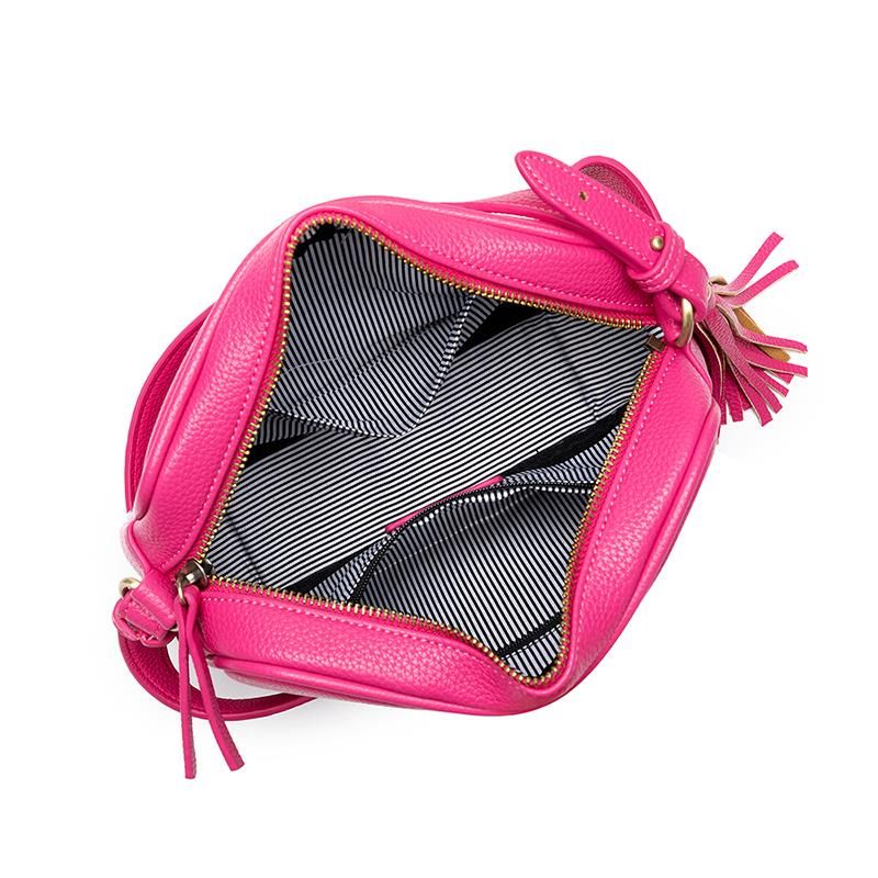 Black Caviar Designs Raven Crossbody Bag Fuchsia I Want I