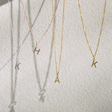 Kirstin Ash | Outline Initial - 18k Rose Gold Vermeil