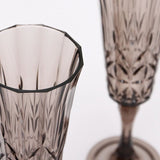 Indigo Love Collectors | Pavilion Acrylic Champagne Flute - Smoke