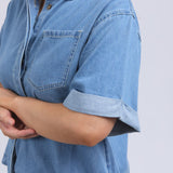 Elm | Annika SS Denim Shirt