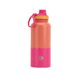 Annabel Trends | Wave Drink Bottle 1L - Orange & Pink