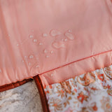 OiOi | Change Mat Clutch - Peach Paisley/Tan