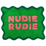 Sage x Clare | Amalie Nudie Rudie Bath Mat - Spring Green